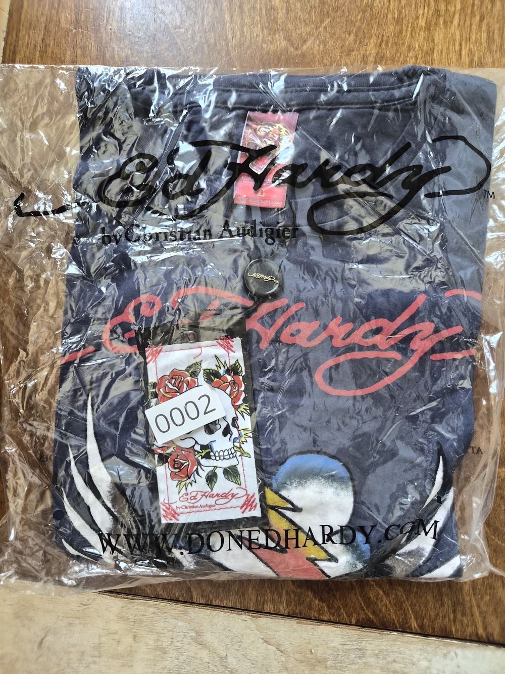 Ed Hardy Men’s Navy Graphic Tee